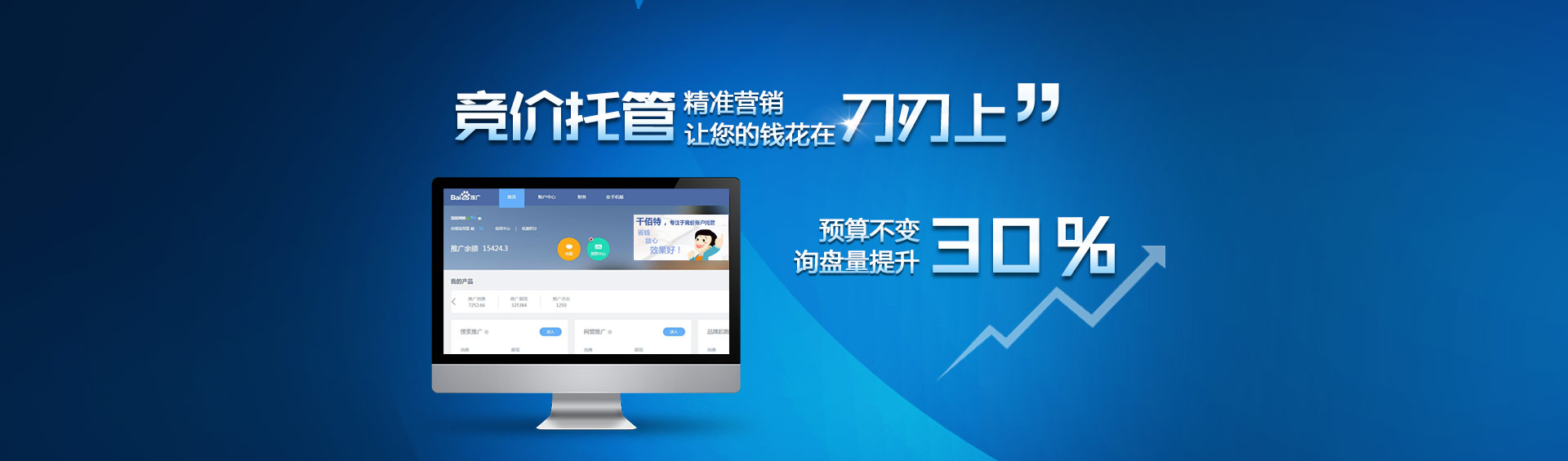 競價(jià)托管，精準(zhǔn)營銷讓您的錢花在刀刃上